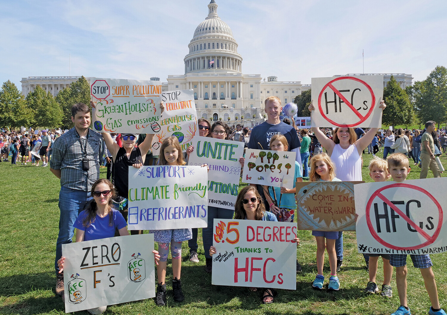EIA staff take part in the 2019 Washington, D.C., climate strike.