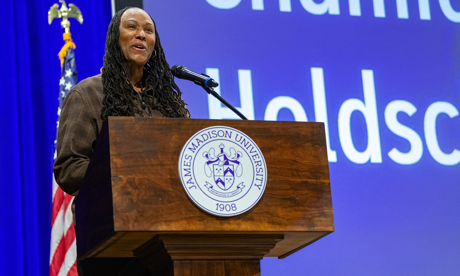 Chamique Holdsclaw was keynote speaker during Dr. Martin Luther King Jr. Week